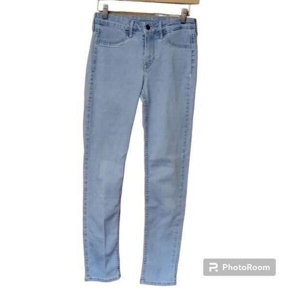 H&M &Denim Light Blue Skinny Ankle Jeggings Jeans Size 26 - Picture 1 of 7